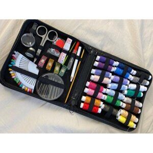 New Sewing Kit for Adults and Kids - Small Beginner Set w/Multicolor Thread